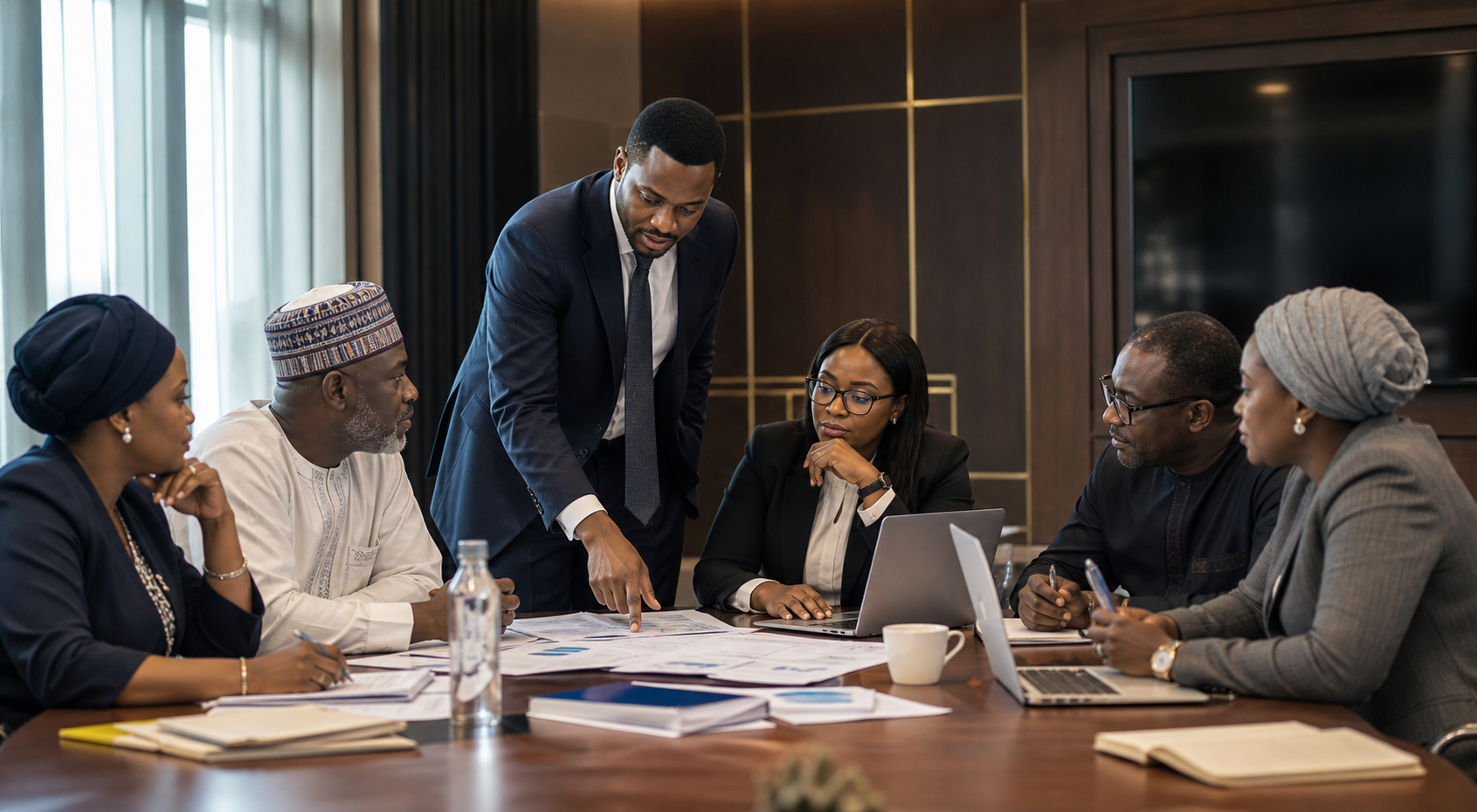 Professional AI workshop with institutional leaders